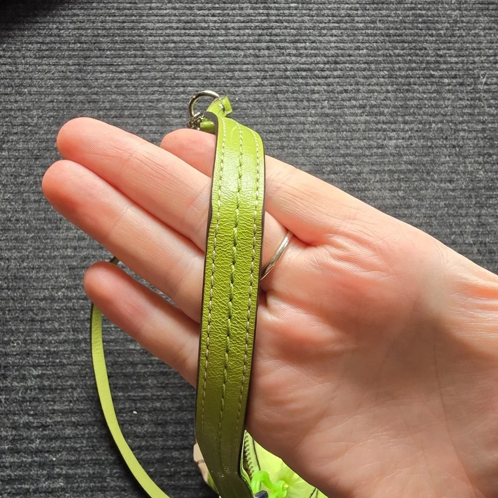 Coach Khaki Apple Green Signature Logo Canvas Purse Handbag G0973-F13674 Y2k - Picture 7 of 11